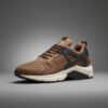 SneakerLab Unisex Athletic Sneakers – Brown Low-Top Training Shoes
