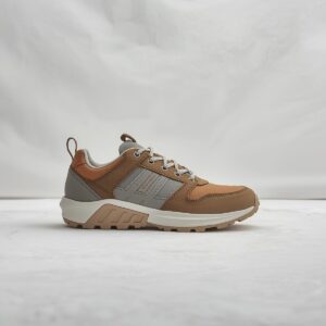 SneakerLab Unisex Outdoor Sneakers – Brown Grey Trail Low-Top Shoes